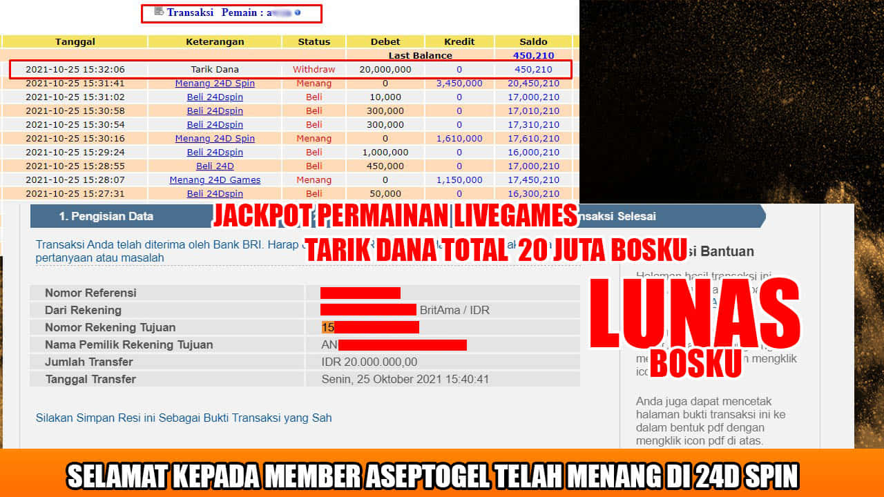 bukti pembayaran aseptogel livegames 24D