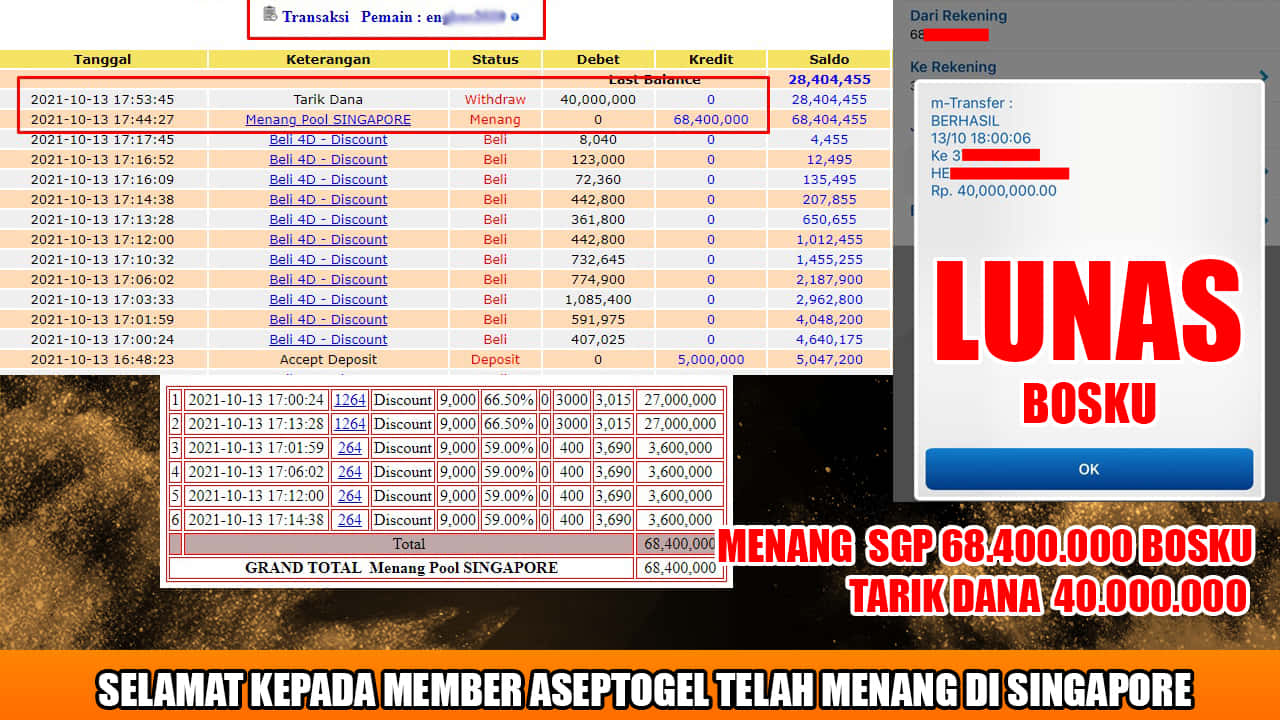 bukti pembayaran togel singapore togelasep